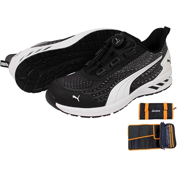 Amazon | [プーマ] 安全靴 グライド ディスク ローカット ブラック